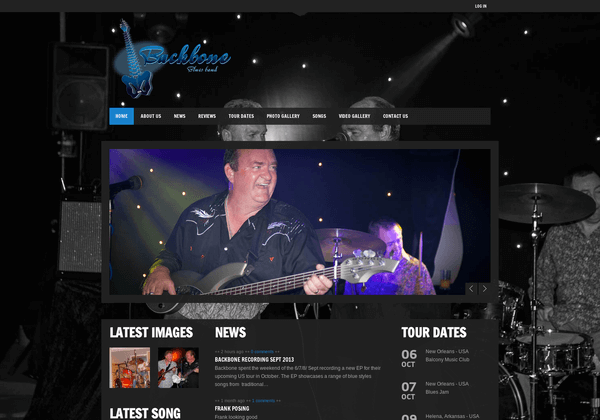 Backbone Blues Band – New site