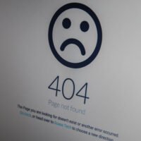 The Importance Of A Good 404 Error Page