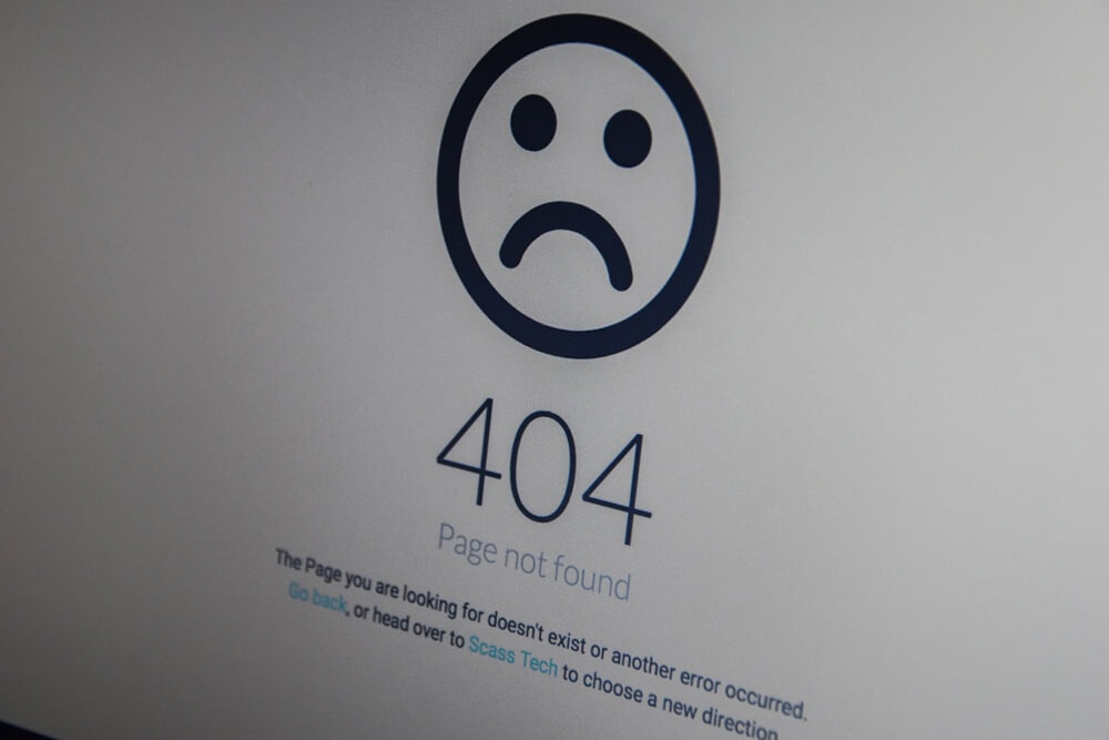 The Importance of a Good 404 Error Page